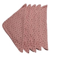 5 Adet Pembe Kuğu Desen Müslin Bebek Ağız Bezi 5 Adet Pembe Kuğu Desen Müslin Bebek Ağız Bezi