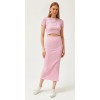 Ribana Kumaş | Pembe Çizgili