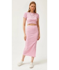 Ribana Kumaş | Pembe Çizgili