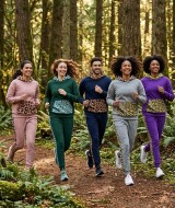 3 İplik Baskılı Kumaş | Mor Zemin Sarı izler