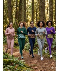 3 İplik Baskılı Kumaş | Mor Zemin Sarı izler