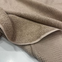 Çift Taraflı Küçük Kareli Waffle Pike - Havlu Kumaş | Kahverengi