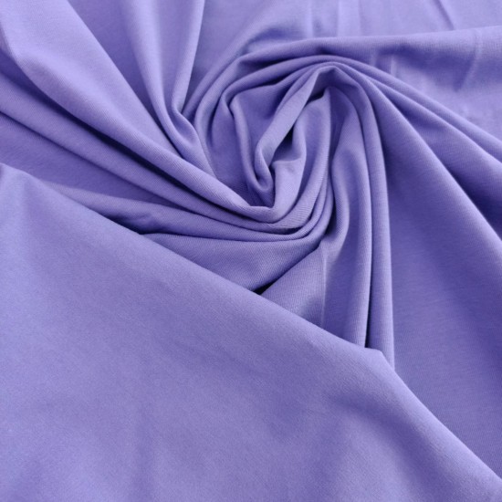 Mor Süprem Parça Kumaş %90 Pamuk %10 Elastan