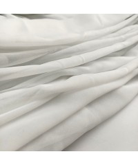 Gümüş Simli Tül Parça Kumaş %100 Polyester