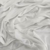 Gümüş Simli Tül Parça Kumaş %100 Polyester