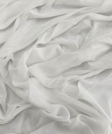 Gümüş Simli Tül Parça Kumaş %100 Polyester