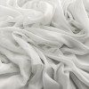 Gümüş Simli Tül Parça Kumaş %100 Polyester
