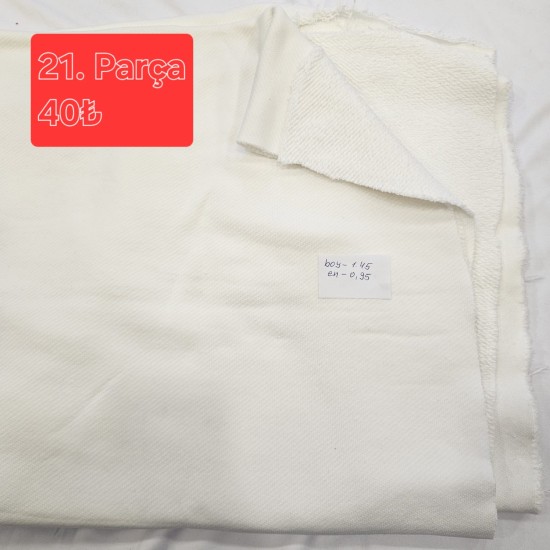 Penye Pamuklu Parça Üç İplik Kumaş | 21