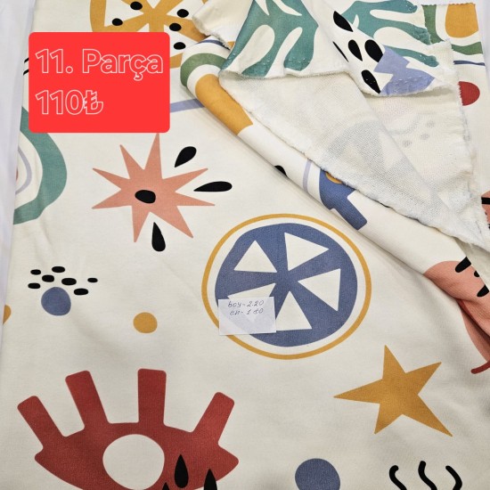 Penye Pamuklu Parça Üç İplik Kumaş | 11