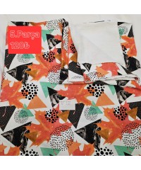 Penye Pamuklu Parça Üç İplik Kumaş | 5