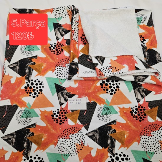 Penye Pamuklu Parça Üç İplik Kumaş | 5