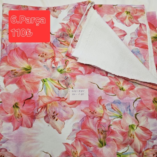 Penye Pamuklu Parça Üç İplik Kumaş | 6