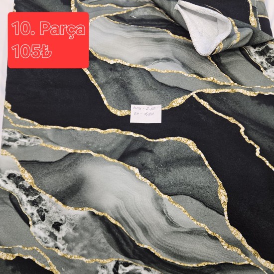 Penye Pamuklu Parça Üç İplik Kumaş | 10