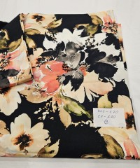 Dokuma Poplin Kumaş | Çiçek | Parça 1