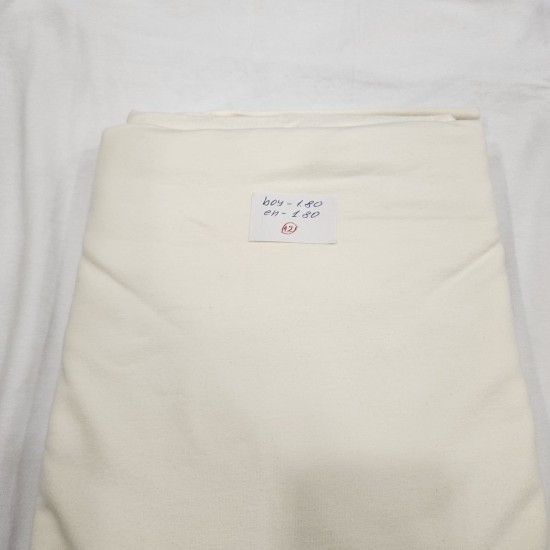 Penye İki İplik Parça Kumaş | Ekru Parça 12