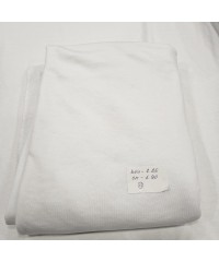 Penye Beyaz Üç İplik Parça Kumaş | Parça 13