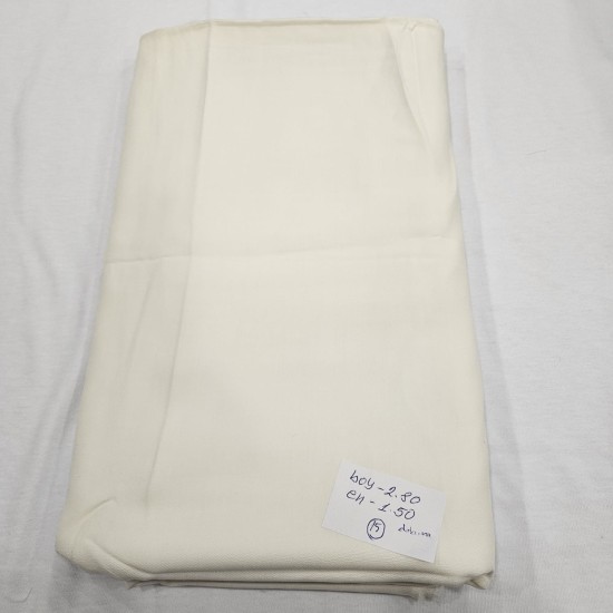 Dokuma Parça Kumaş | Krem | Parça 15