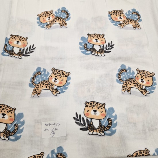 Krinkıl Parça Müslin | 2 Katlı Bürümcük Kumaş | Kaplan Parça 17