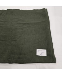  Krinkıl Parça Müslin | 2 Katlı Bürümcük Kumaş | Haki 22