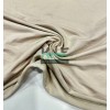 Penye 57% Pamuk 37% Polyester 6% Elastan İki İplik Kumaş | Açık Bej