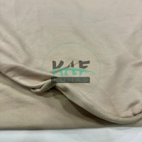 Penye 57% Pamuk 37% Polyester 6% Elastan İki İplik Kumaş | Açık Bej