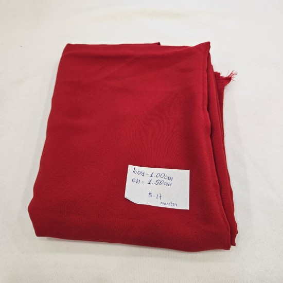 Boyalı Polyester Süprem Parça Kumaş | 100x150 cm | 15-17