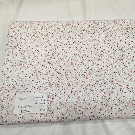 Süprem Parça Kumaş | 180x200 cm | 16-43 | Ortasında kat izli