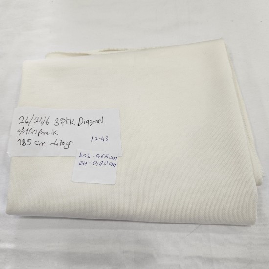 3 İplik Parça Kumaş | 65x60 cm | 17-43