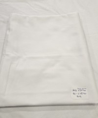 Beyaz Likralı Pamuk Süprem Parça Kumaş | 100x180 cm | 13-13