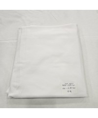 Beyaz Likralı Pamuk Süprem Parça Kumaş | 80x170 cm | 13-14