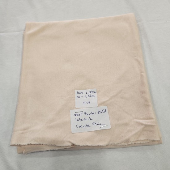 Bambulu İnterlok Parça Kumaş | 130x72 cm | 13-18