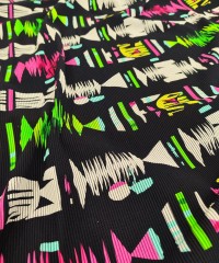 Baskılı Ottoman İnterlok Kumaş