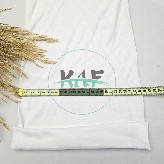 Kesik Elyaf Dar Pus Tüp Süprem Kumaş | Beyaz