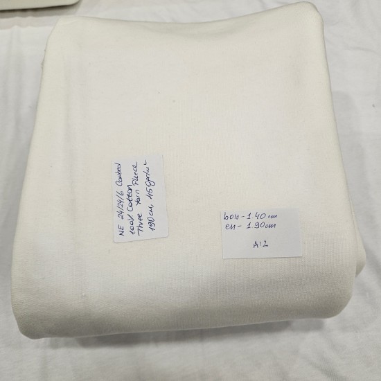 %100 Pamuk 3 İplik Parça Kumaş | 140x190 cm | A12