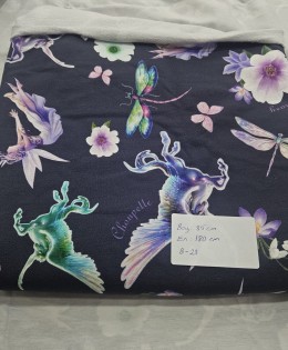 %95 Pamuk %5 Elastan İki İplik Parça Kumaş | 85x180 cm | B23