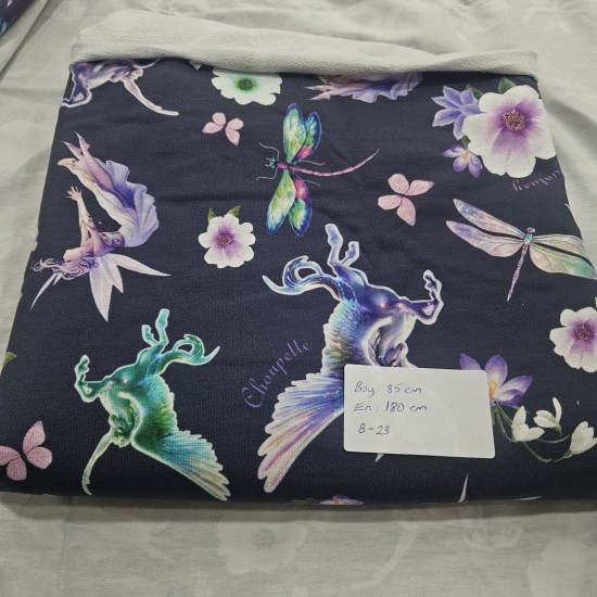 %95 Pamuk %5 Elastan İki İplik Parça Kumaş | 85x180 cm | B23