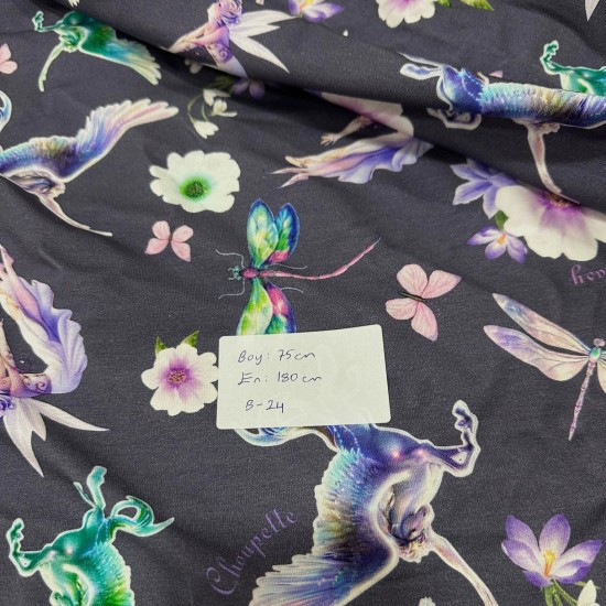 %100 Pamuk İnterlok Parça Kumaş | 75x180 cm | B24