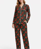 Baskılı Süprem Kumaş | %95 Pamuk %5 Elastan | 150 cm | 210 Gsm |  Kırmızı Horoz Desen