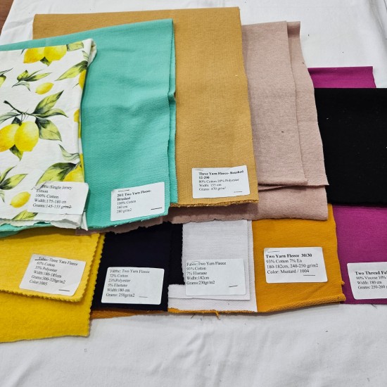 Küçük Ölçekli Projeler İçin Kumaş Parçaları – 10 Adet | Set 14