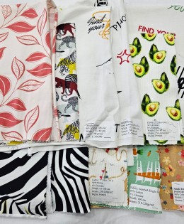 Küçük Ölçekli Projeler İçin Kumaş Parçaları – 10 Adet | Set 15