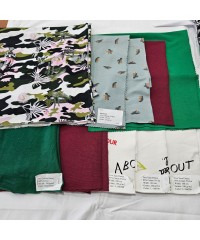 Küçük Ölçekli Projeler İçin Kumaş Parçaları – 10 Adet | Set 5