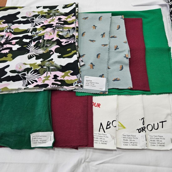 Küçük Ölçekli Projeler İçin Kumaş Parçaları – 10 Adet | Set 5