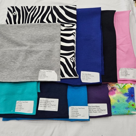 Küçük Ölçekli Projeler İçin Kumaş Parçaları – 10 Adet | Set 8