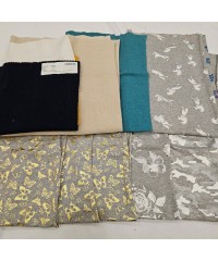 Küçük Ölçekli Projeler İçin Kumaş Parçaları – 10 Adet | Set 35