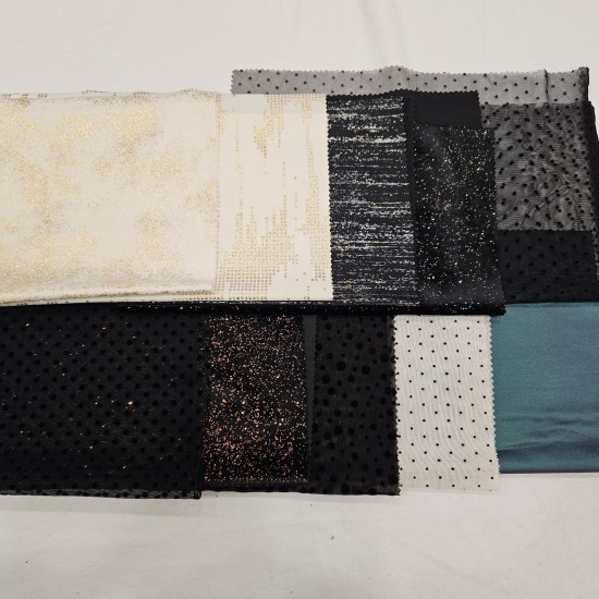 Küçük Ölçekli Projeler İçin Kumaş Parçaları – 10 Adet | Set 36