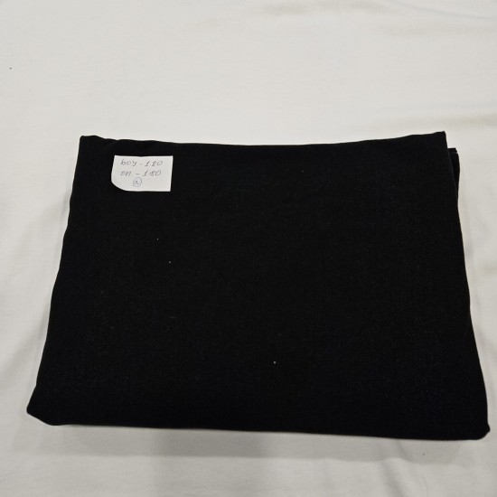 Boyalı Süprem Kumaş | Siyah 24