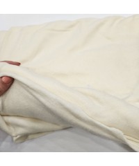 Viskon Üstü Fırçalı Parça Triko Kumaş | Krem 44