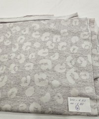 Baskılı Pamuk Penye Süprem Parça Kumaş| Leopar 46