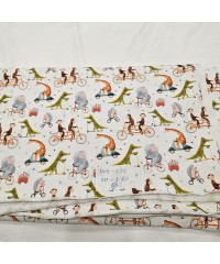 Baskılı Pamuk Penye Süprem Parça Kumaş| Dino 47