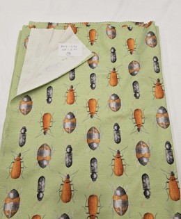 Baskılı Pamuk Penye Süprem Parça Kumaş| Böcek 58